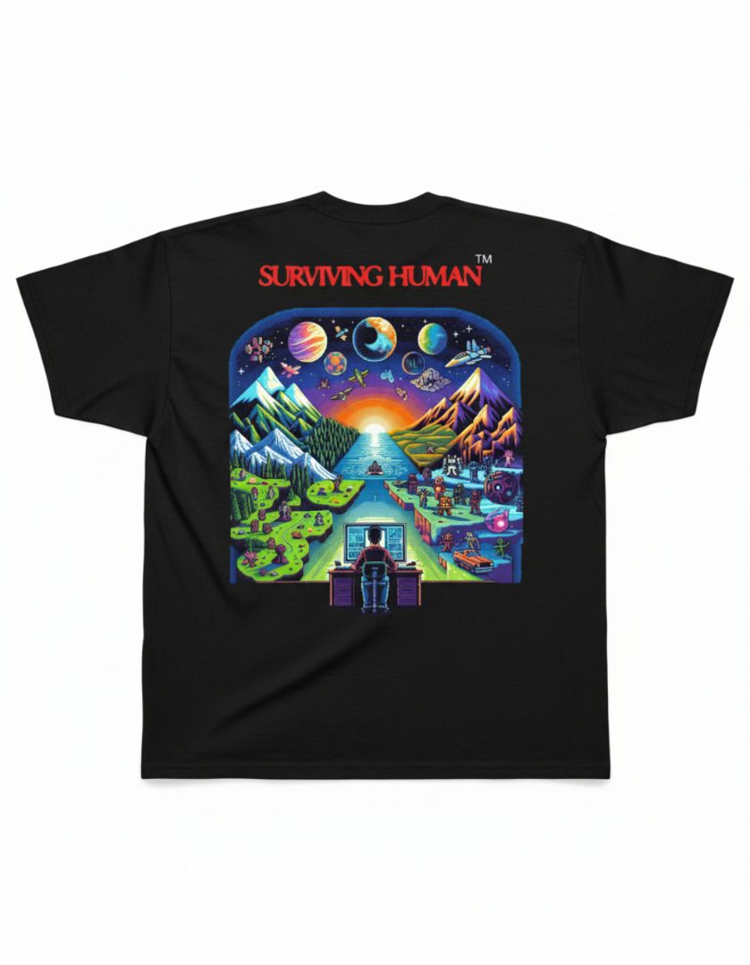 SOLO VS WORLDS - 240 GSM - GRAPHIC DESIGN - OVERSIZED TEE