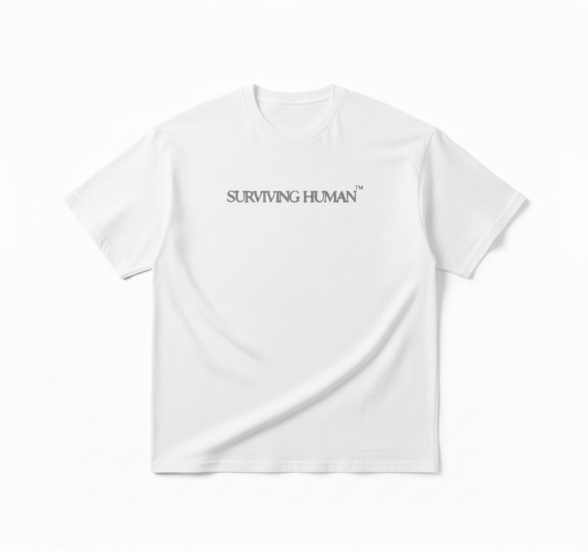 LUCK IS REAL - 240 GSM - SCREEN PRINTED - OVERSIZED TEE