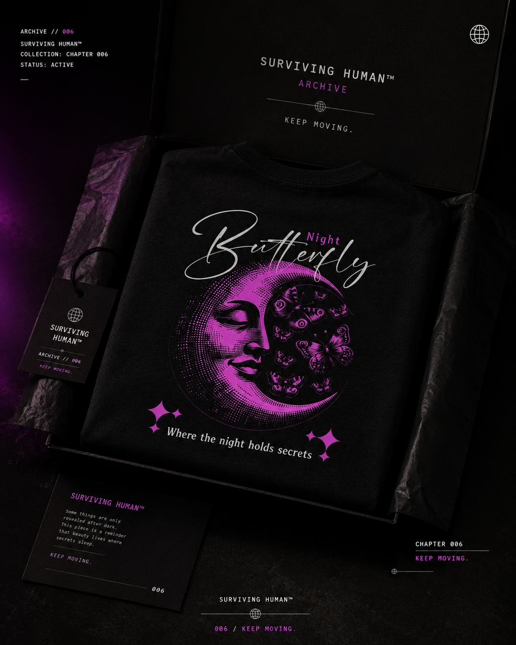 Night Butterflies Lunar