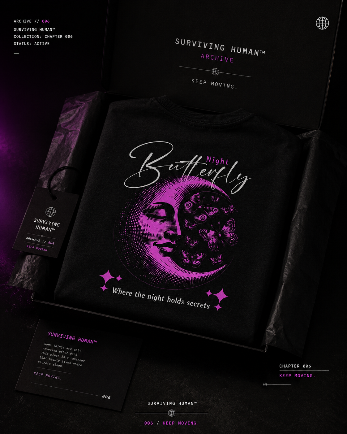Night Butterflies Lunar