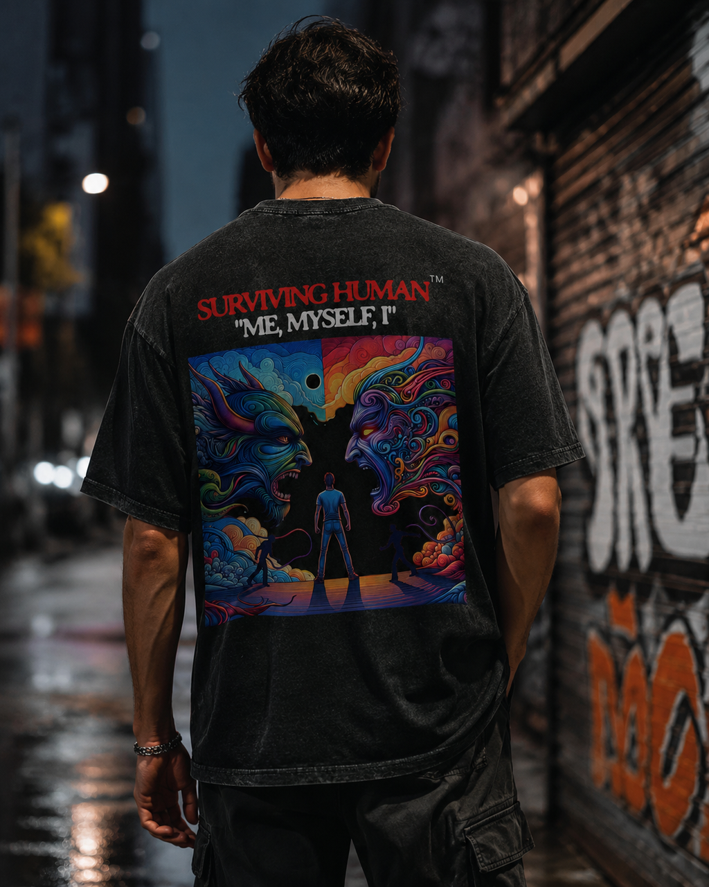 Me, Myself & I Acid Wash